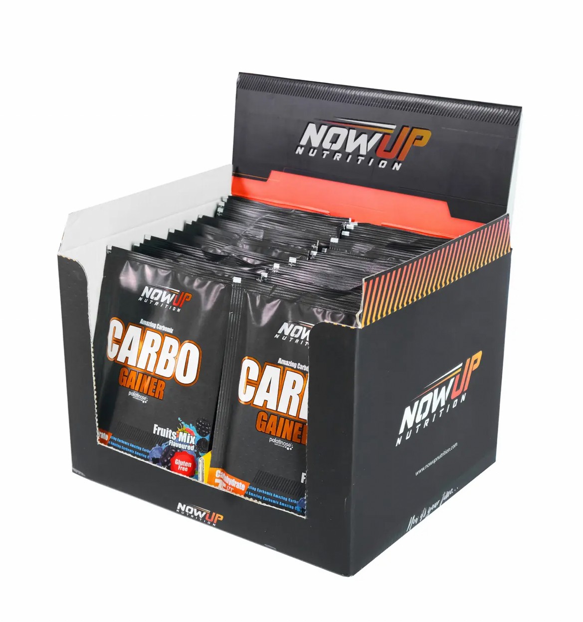 Nowup Nutrition  Carbo Gainer Most Effective Carbomix / 82 Gr. / Karışık Meyve / 30 Adet Tekli Saşe