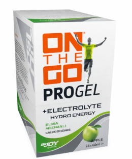 On The Go Progel + Caffeine 24 x 60 ml Elma Aromalı