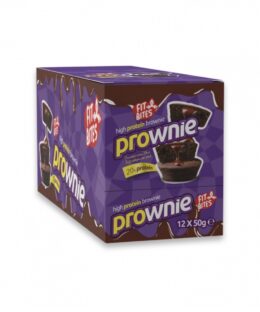 Fit Bites Prownie High Protein Brownie Chocolate Cream 12 Adet x 50 gram
