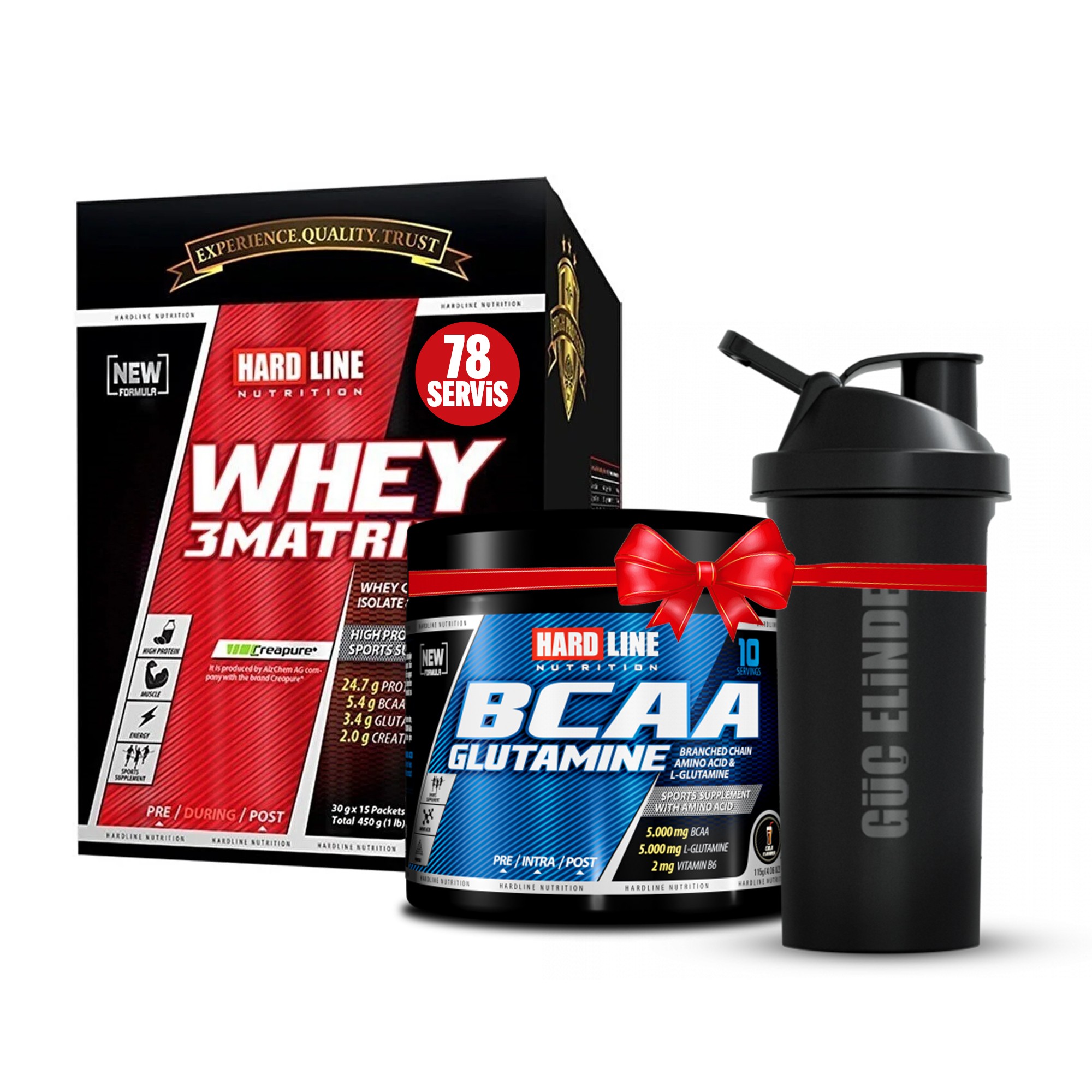 Hardline Whey 3 Matrix 30 Gr x 78 Adet (2340 Gr)  Çikolata Aromalı